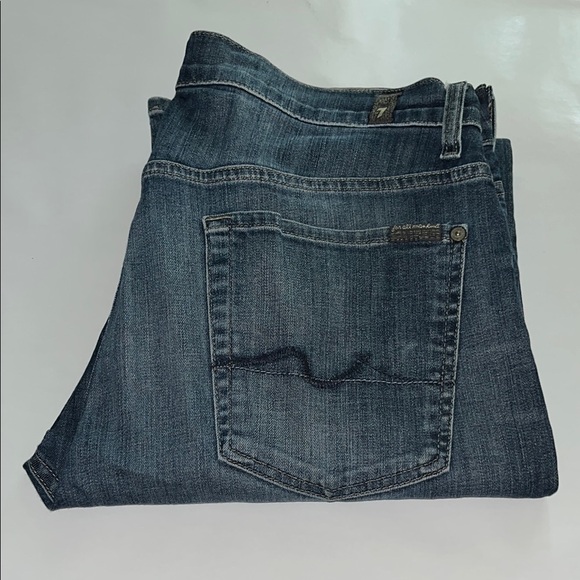 7 For All Mankind Austyn Straight Leg Size 33 - Picture 3 of 16